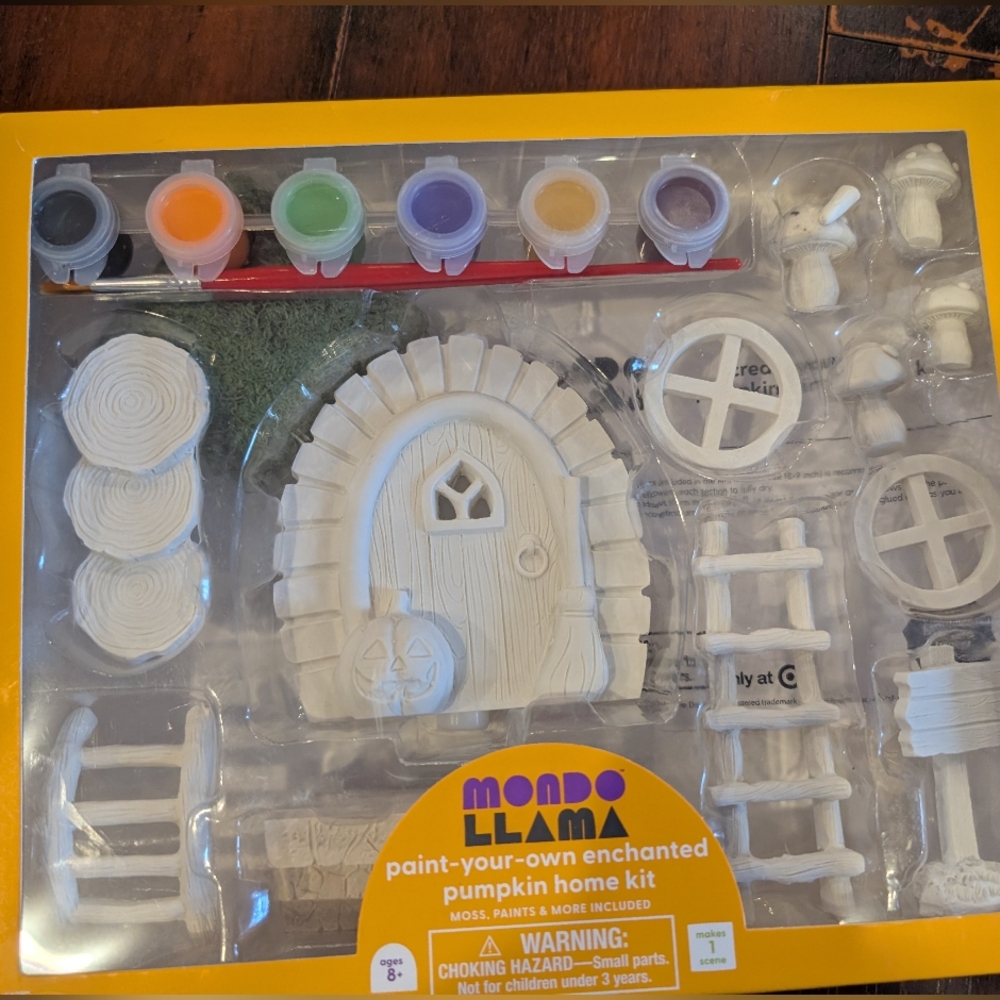 Mondo Llama Paint-Your-Own Enchanted Pumpkin Home Kit